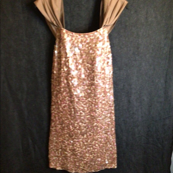 BCBGMaxAzria Dresses & Skirts - BCBGMAXAZRIA Sequin Dress With Shoulder Straps